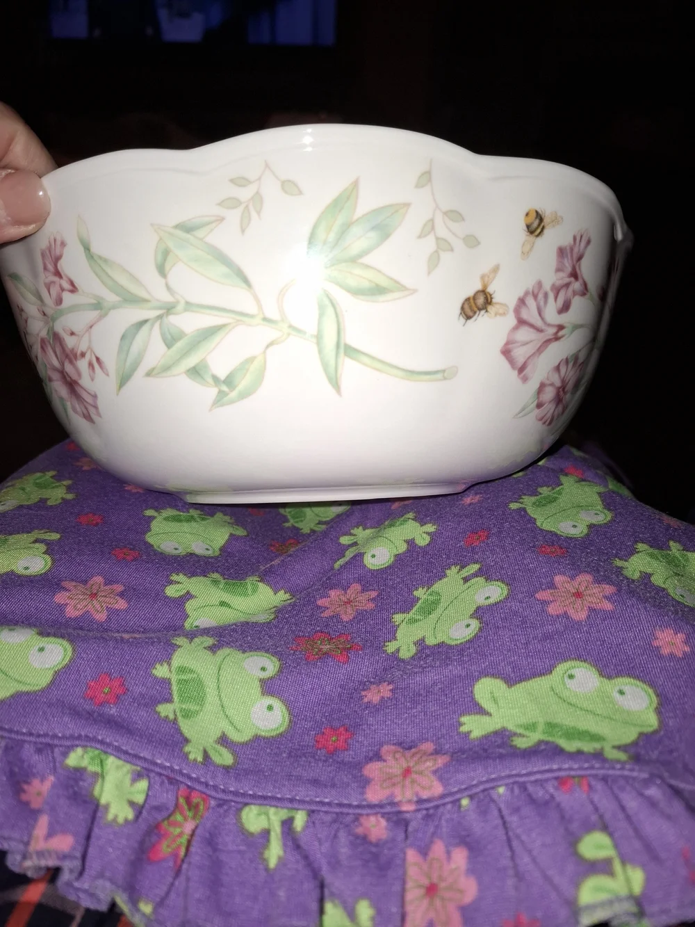 Lenox Heritage Butterfly Meadow Large Serving Bowl